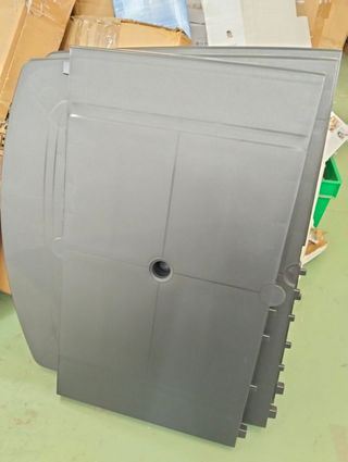 Mesa Jardín Extensible Atlantic Resina Antracita