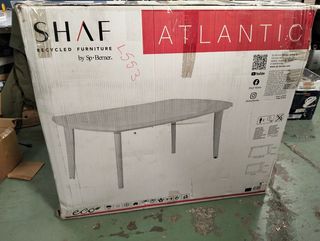 Mesa Jardín Extensible Atlantic Resina Antracita