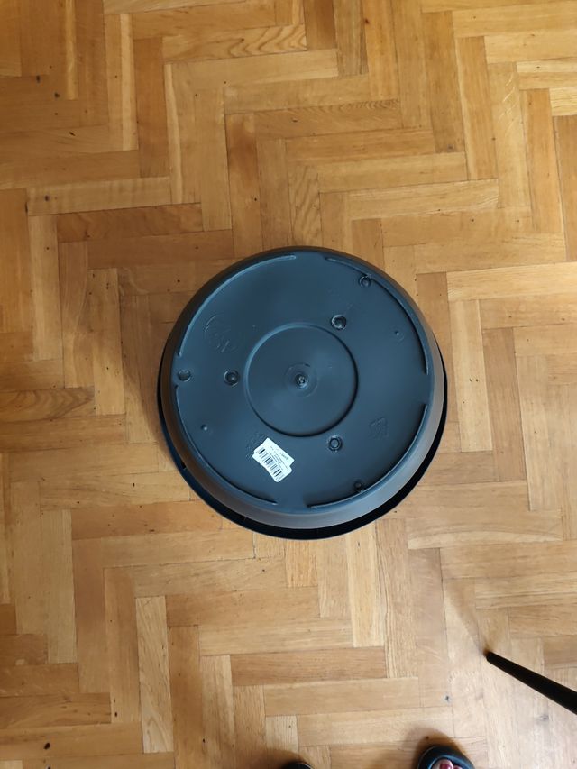 Macetero resina gris oscuro nuevo