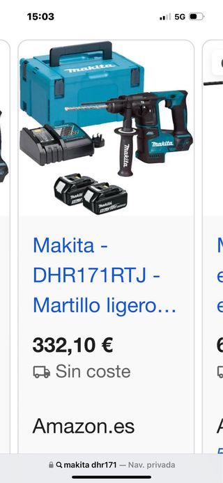 Makita DHR171 Martillo