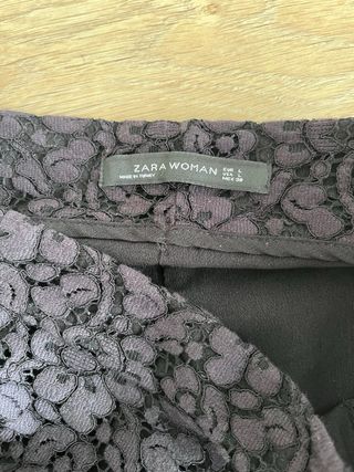 Falda Zara encaje nueva