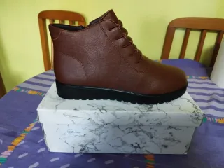 Botines Marina Marrones Mujer