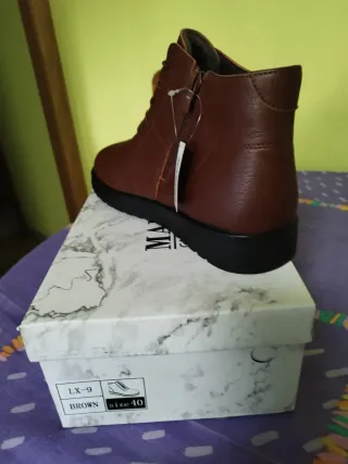 Botines Marina Marrones Mujer