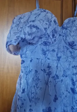 Abito cerimonia donna blu