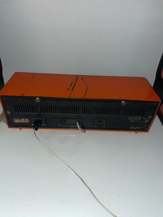 Radio Philips vintage arancione
