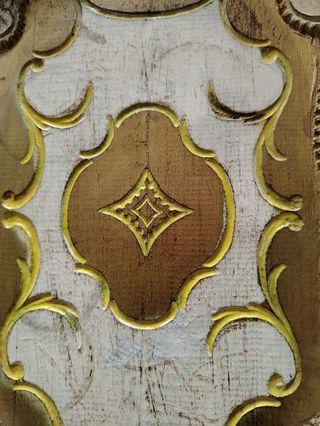 Vassoio Fiorentino Oro e Cachi