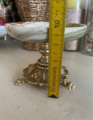 Alzata in onice d'epoca