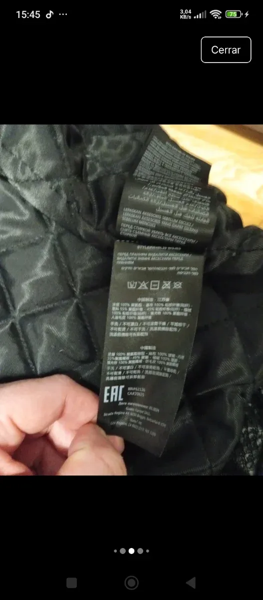 Chaqueta Guess Negra Mujer