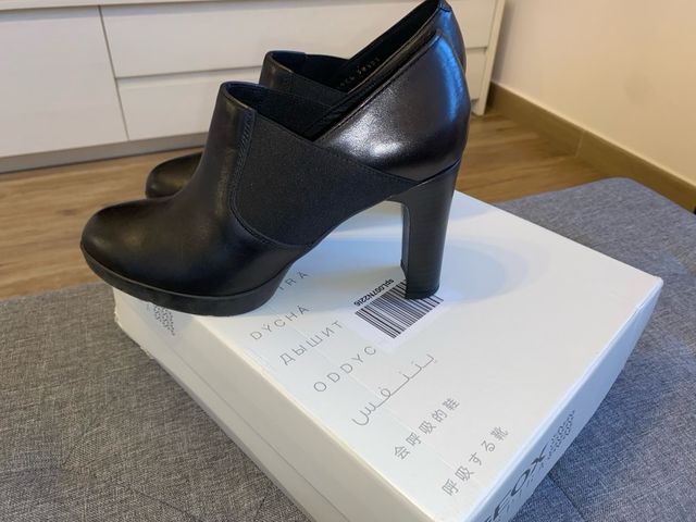 Geox D Annya High C Scarpe con Tacco Donna