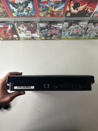 Consola PlayStation 3 Negra + Mando y Juegos