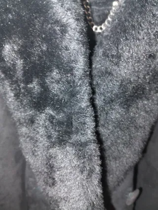 Montone vintage lungo fatto a mano pelliccia