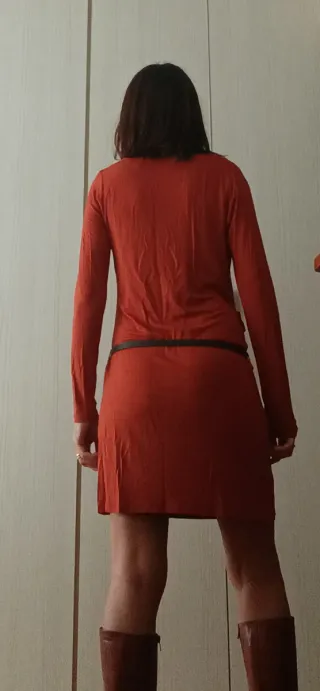 Vestido Salsa Jeans Naranja