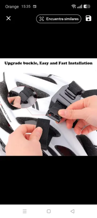 Soporte Cámara Casco Bici.