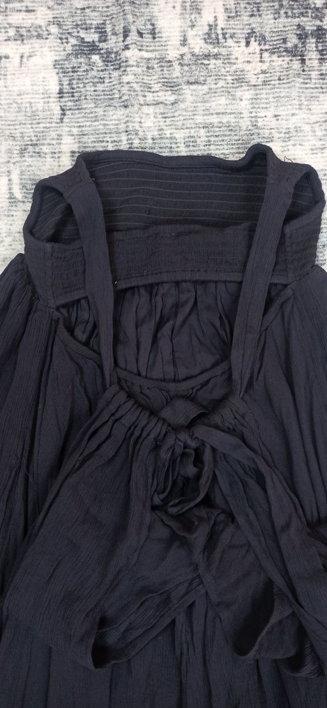 Vestido Largo Azul Escote Halter Free People