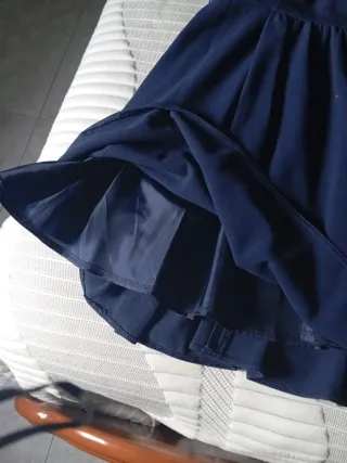 Vestido azul de señora