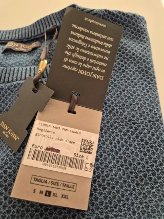 Maglione DAN JOHN blu