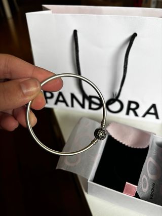 Pulsera Pandora Rígida Plata