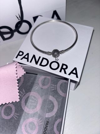 Pulsera Pandora Rígida Plata