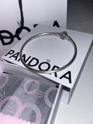 Pulsera Pandora Rígida Plata