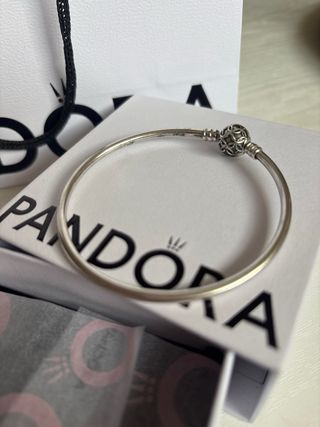 Pulsera Pandora Rígida Plata