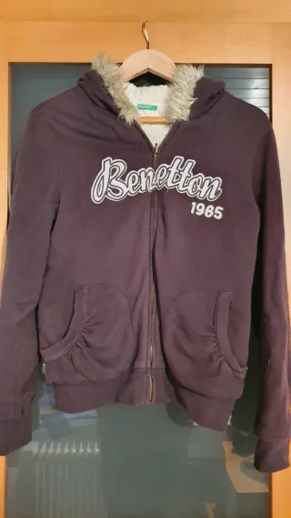 Chaqueta Benetton reversible con capucha