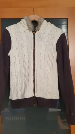 Chaqueta Benetton reversible con capucha