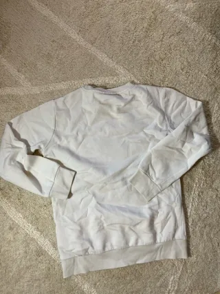 Sudadera Fila Retro Vintage Blanca Roja Y2K 90s