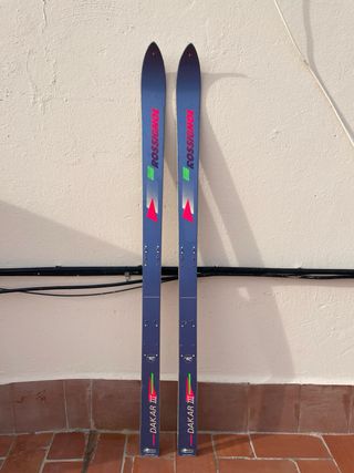 Esquís Rossignol Dakar III 140cm + Bastones