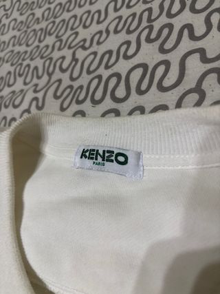 Jersey Kenzo Paris Blanco y Plateado