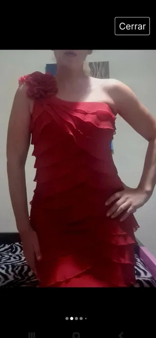 Vestido Sonia Peña Rojo