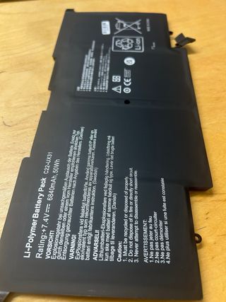 Batería asus zenbook  C22-UX31 7.4V 6840mAh 50Wh