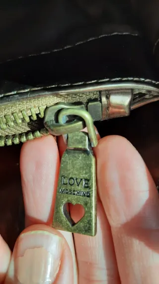 Bolso Moschino Bronce Metálico