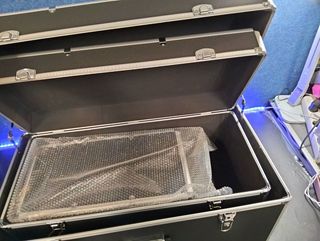 Arebos Set 3 Maletines Aluminio 200L con Cerradura