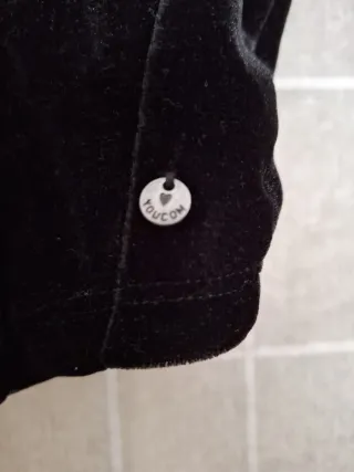 Top Corsé Terciopelo Negro