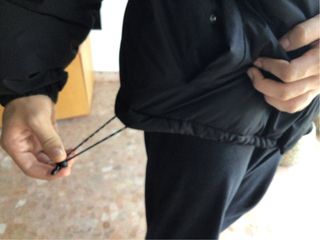 Abrigo pull&bear Negro