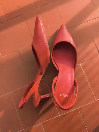 Zapatos Mango Rojos Talla 38
