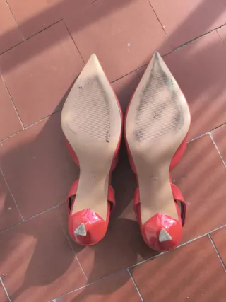 Zapatos Mango Rojos Talla 38
