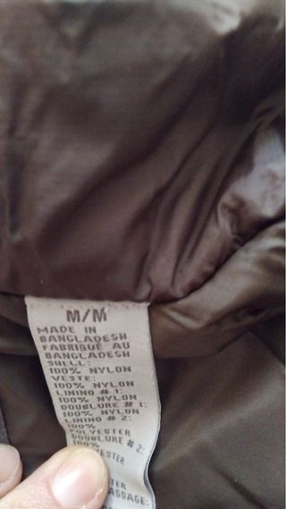 Giubbotto Timberland uomo nylon marrone beige