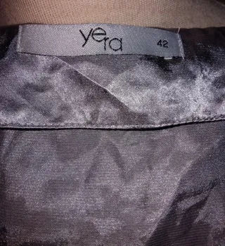 Blusa cruzada satinada Yera T.42