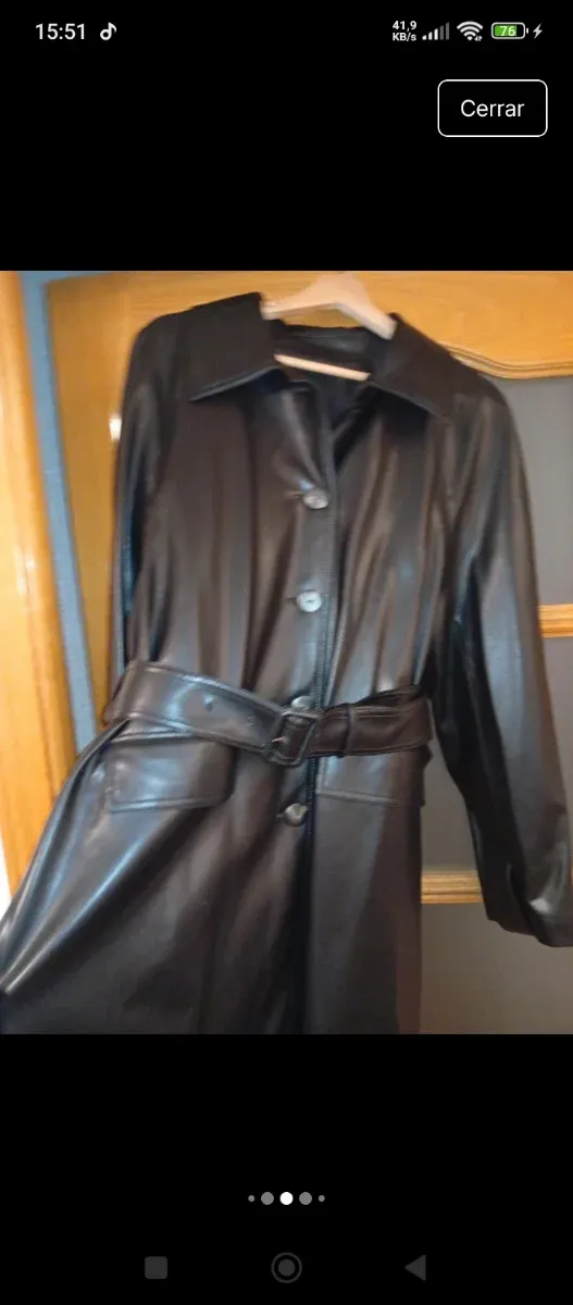 Abrigo largo Mango negro