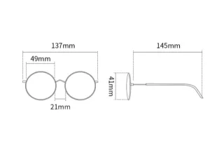 Gafas de vista Titanio graduadas personalizadas