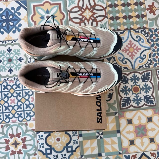 Zapatillas Salomon XT-6 Beige Multicolor