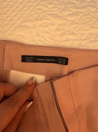 Falda Zara rosa