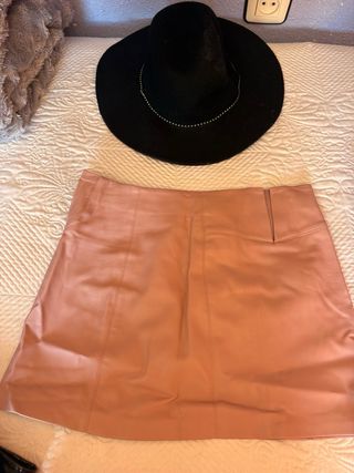Falda Zara rosa