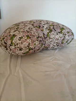 Cuscino a forma di cuore fatto a mano