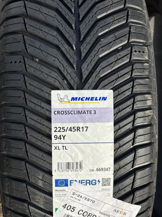 225 45 R17 94Y XL - MICHELIN CROSSCLIMATE 3 NUEVOS