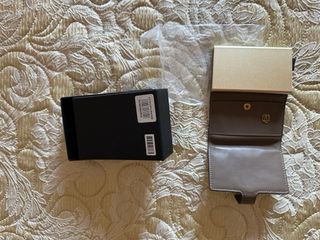 Porta carte di credito Piquadro color tortora