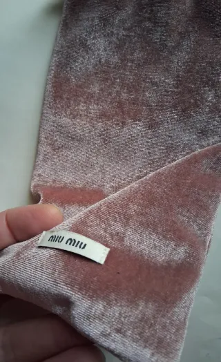 Funda para gafas Miu Miu rosa