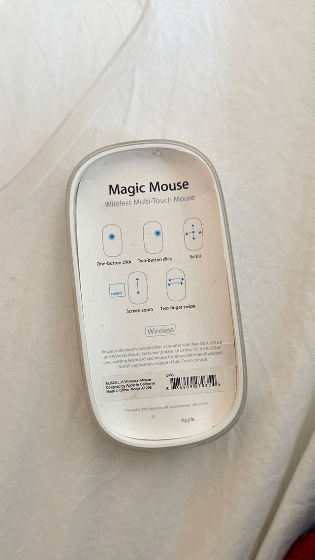 Magic Mouse Apple A1296 1ª Gen