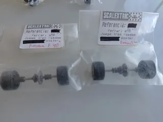 Repuestos Ejes Scalextric.